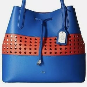 RALPH LAUREN Dryden Diana Leather Tote Shopper Bag